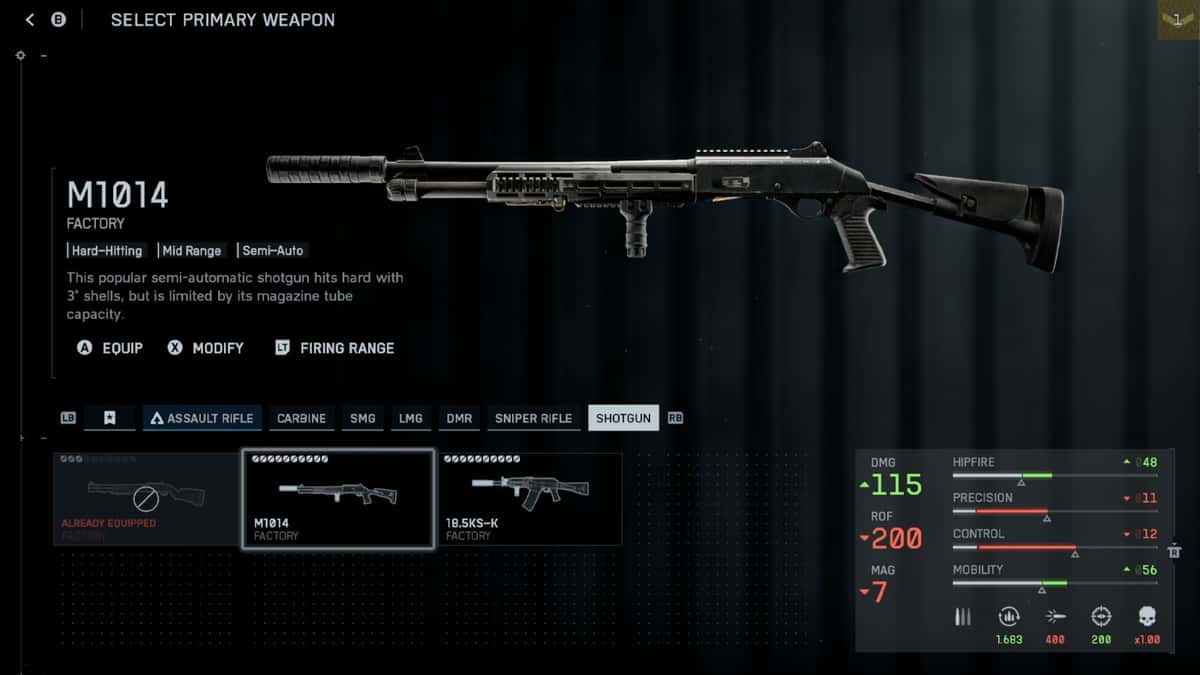 M1014 Shotgun